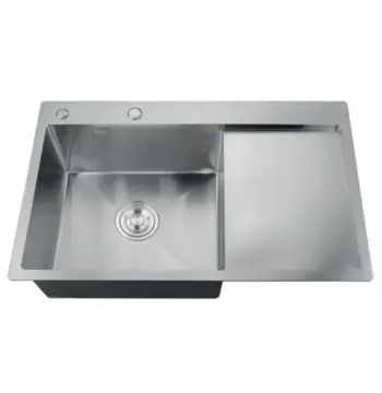 Мийка Zerix ZH7849LS-215 (3.0/1.0) Satin з диспенсером та сушаркою для посуду (ZM5566)