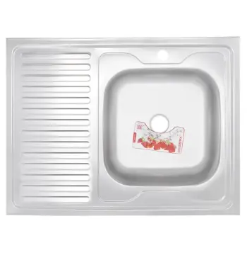 Мийка кухонна Zerix Z8060R-08-180E (Satin) (ZS0609)