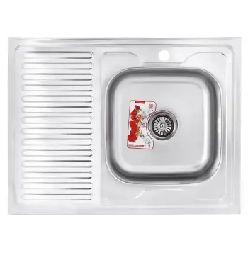 Мийка кухонна Zerix Z8060R-08-180MD (micro decor) (ZS0610)
