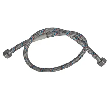 Гнучкий шланг для підключення води гайка 1/2'' - гайка 1/2'' (50 см) Zerix (ZX1551)