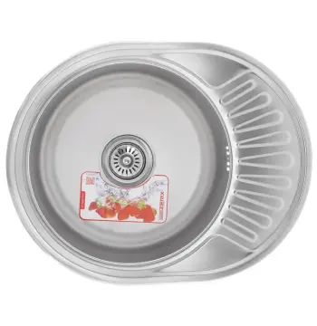 Мийка кухонна Zerix Z5745-06-180E (Satin) (ZX1590)