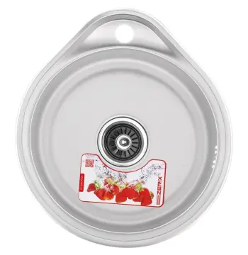 Мийка кухонна Zerix Z4843-08-180E (Satin) (ZX1598)