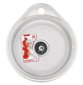 Мийка кухонна Zerix Z4843-08-180D (decor) (ZX1599)