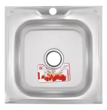 Кухонна мийка накладна Zerix Z5050-04-160E (Satin) (ZX1608)
