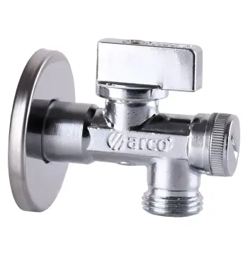Кран шаровый угловой с фильтром ARCO 1/2″x1/2″ 02400MAC