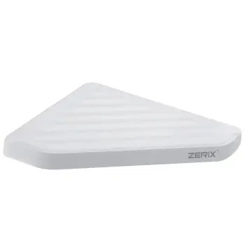 Полиця у ванну кутова пластик Zerix A8021 (ZX2815)