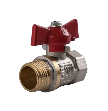 Кран шаровый прямой WATER VALVE 3/4″ НВ КБ NV-V Q002