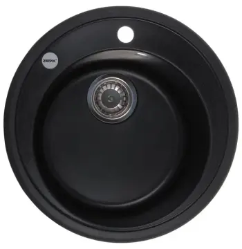Мийка кухонна Zerix ZS-510R-03 Чорна (ZX4532)