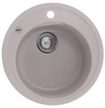 Мийка кухонна Zerix ZS-510R-06 Бежева (ZX4533)