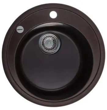 Мийка кухонна Zerix ZS-510R-12 Коричнева (ZX4536)