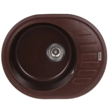 Мийка кухонна Zerix ZS-6250R-12 Коричнева (ZX4552)