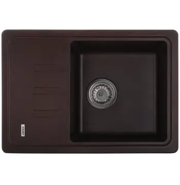 Мийка кухонна Zerix ZS-6243S-12 Коричнева (ZX4576)