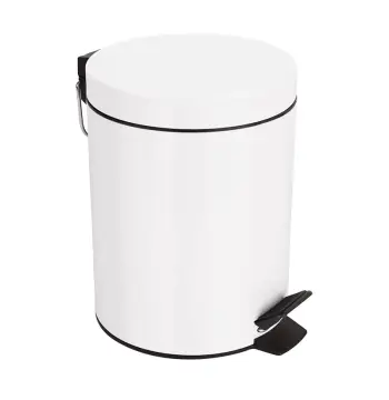 Відро для сміття кругле ZERIX STRONG-MB0116 WHITE 16 л (колір білий) (ZX4628)
