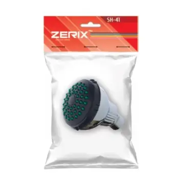 Стельова лійка для душу ZERIX SH-41 хромована з ABS-пластику, однорежимна (ZX4791)