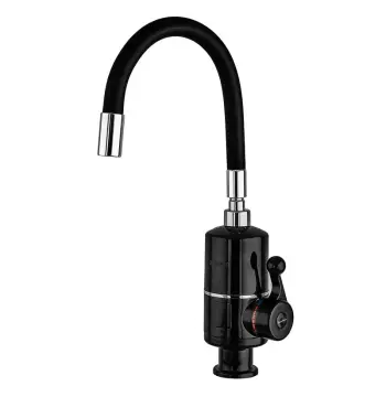 Водонагрівач 3,3 kW проточний ZERIX ELW06-F-2BLACK (ELW06-F-B BLACK) рефлекторний вилив, на мийку (колір чорний) (ZX5032)