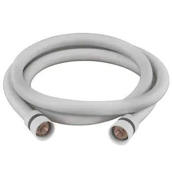 Шланг для душу ZERIX WhiteF03 White.F03 білий матовий силіконовий 150 см (ZX5567)