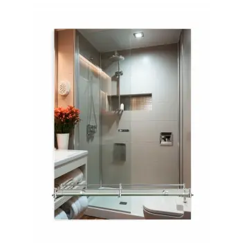 Дзеркало настінне ZERIX SANSA MRZ05-50x70x10 прямокутне з полицею (ZX5627)