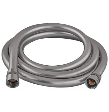 Шланг SilverF03 для душу Zerix SILVER.F03 хромований з ПВХ довжиною 200 см (ZX5686)