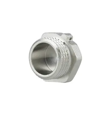 Заглушка Thermo Alliance Forte SF35315 латунна нікельована із зовнішньою різьбою 1/2 (SF35315)