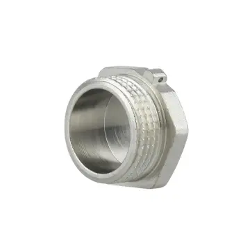 Заглушка Thermo Alliance Forte SF35320 латунна нікельована із зовнішньою різьбою 3/4 (SF35320)