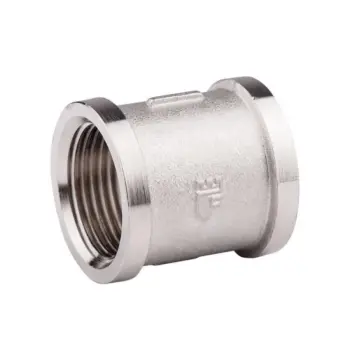 Муфта рівнопрохідна Thermo Alliance Forte SF35632 латунна нікельована 1 1/4" ВВ (SF35632)