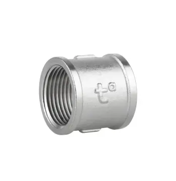 Муфта рівнопрохідна Thermo Alliance Forte SF35625 латунна нікельована 1" ВВ (SF35625)