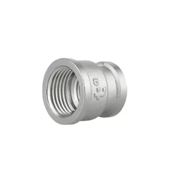 Муфта редукційна Thermo Alliance 1/2х3/8 Forte 1/2"х3/8" латунна нікельована з внутрішньою різьбою (SF357159)