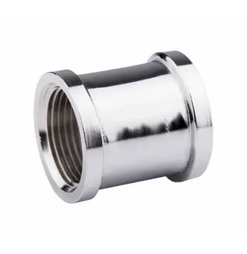 Муфта рівнопрохідна Thermo Alliance SF356H20 Forte латунна хромована 3/4" ВВ (SF356H20)