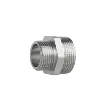 Ніпель редукційний Thermo Alliance 1/4х1 Forte 1 1/4"x1" латунний нікельований із зовнішньою різьбою (SF3593225)
