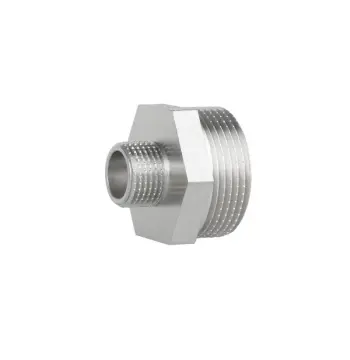 Ніпель редукційний Thermo Alliance Forte 1 1/4х1/2" латунний нікельований із зовнішньою різьбою (SF3593215)
