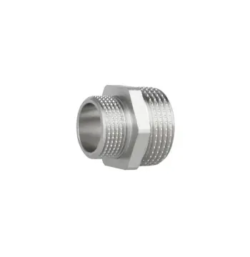 Ніпель редукційний Thermo Alliance Forte 1"х3/4" латунний нікельований із зовнішньою різьбою (SF3592520)