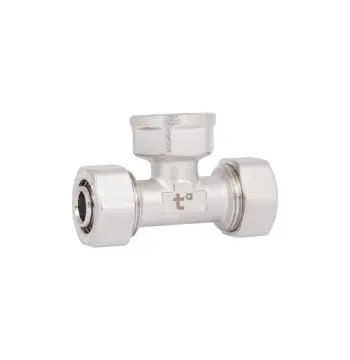 Трійник обтискний Thermo Alliance 20х3/4х20 Standart 20х3/4"х20 латунний з внутрішньою різьбою (SD159W202020)