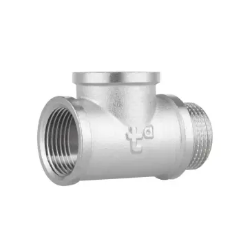 Трійник Thermo Alliance Forte SF36320 латунний нікельований з різьбою 3/4" ВВЗ (SF36320)
