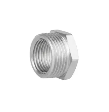 Футорка Thermo Alliance 1/2х3/4 Forte 1/2"х3/4" латунна нікельована з зовнішньо-внутрішньою різьбою (SF3742015)