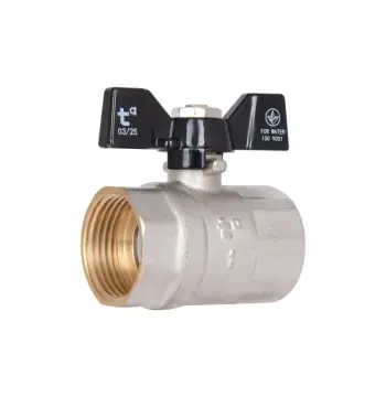 Кран кульовий Thermo Alliance Base 1" ВР для води (метелик) SD602W25