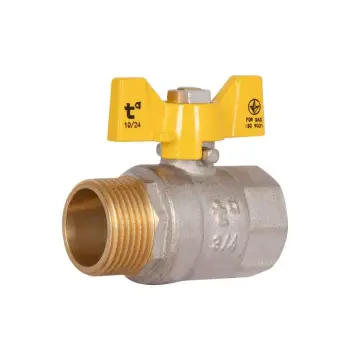 Кран кульовий Thermo Alliance Base SD607G20 латунний газовий 3/4" ВЗ (SD607G20)