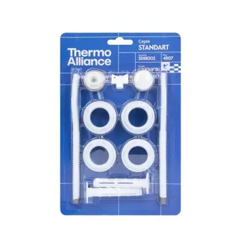 Комплект для підключення радіатора Thermo Alliance 3/4х1 Standart 3/4"х1" з настінним кріпленням (SD118202)