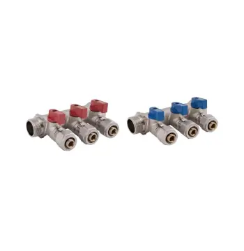 Колектор Thermo Alliance Standart SD231W3 латунний на 3 виходи з підключенням 3/4 (SD231W3)