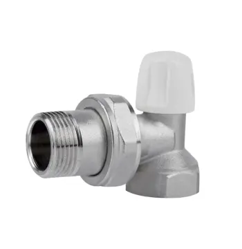 Вентиль радіаторний Icma №805 латунний кутовий 3/4" без ручки (82805AE06)