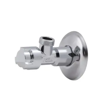 Кран приладовий Icma №519 латунний хромований кутовий буксовий 1/2"х3/8 (90519AC07)