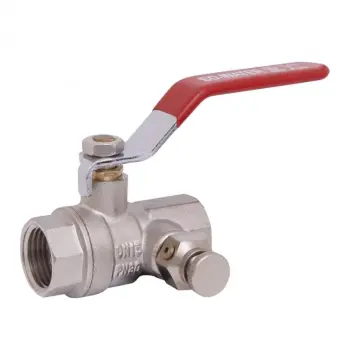 Кран кульовий Thermo Alliance 1/2В Standart 1/2"В SD320W15 латунний з краном Маєвського (SD320W15)