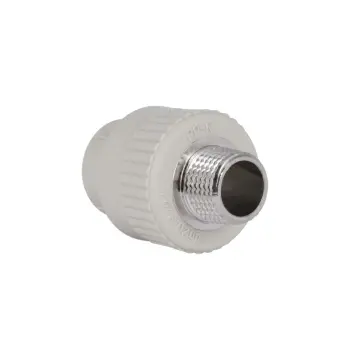 Муфта комбінована PPR Blue Ocean 20х1/2" сіра із зовнішньою різьбою (BOEAXX2001XXX)