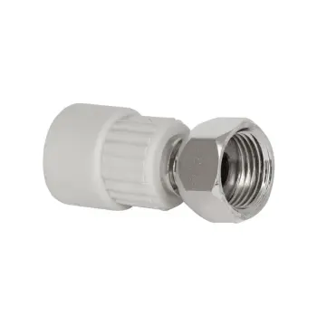 Муфта PPR Blue Ocean 20х1/2" ВР з накидною гайкою та латунним штоком (BOCAFT2001NBX)