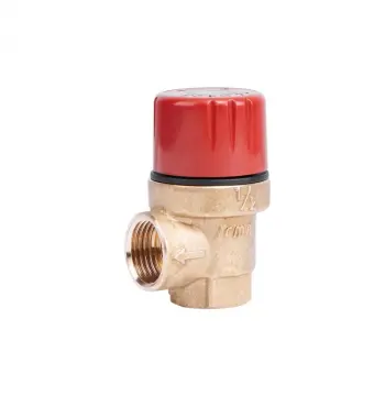 Запобіжний клапан Icma №241 латунний 1/2" ВР на 3, 5 бар (91241ADAG)