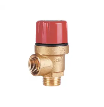 Запобіжний клапан Icma №242 латунний 1/2" ВЗ на 2, 5 бар (91242ADAE)