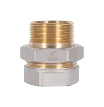 Згін американка прямий Thermo Alliance Base SD190W32 латунний нікельований 1 1/4" ВЗ (SD190W32)