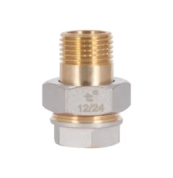 Згін-американка прямий Thermo Alliance Base SD190W15 латунний нікельований 1/2" ВЗ (SD190W15)