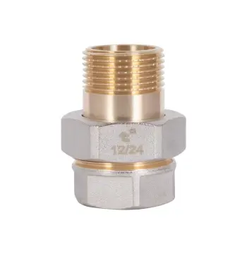 Згін-американка прямий Thermo Alliance Base SD190W20 латунний нікельований 3/4" ВЗ (SD190W20)