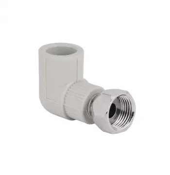 Кутик PPR Blue Ocean 20х1/2" 90° з латунною накидною гайкою ВР (BOECNF2001XXX)