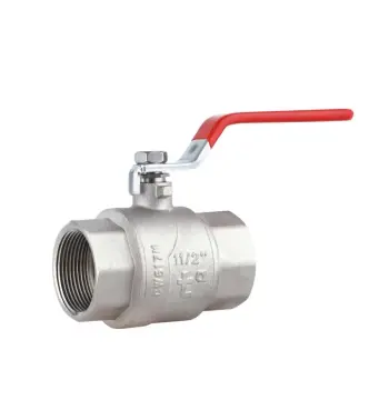 Кран кульовий Thermo Alliance Forte SF600W40 латунний 1 1/2" ВР для води з ручкою-важелем (SF600W40)